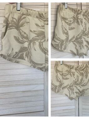 Z Supply Leaf Print Shorts SZ M